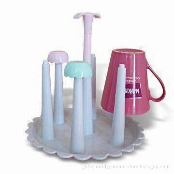 Plastic Parts for Cup Tray, Available in Different Designs and Colors
